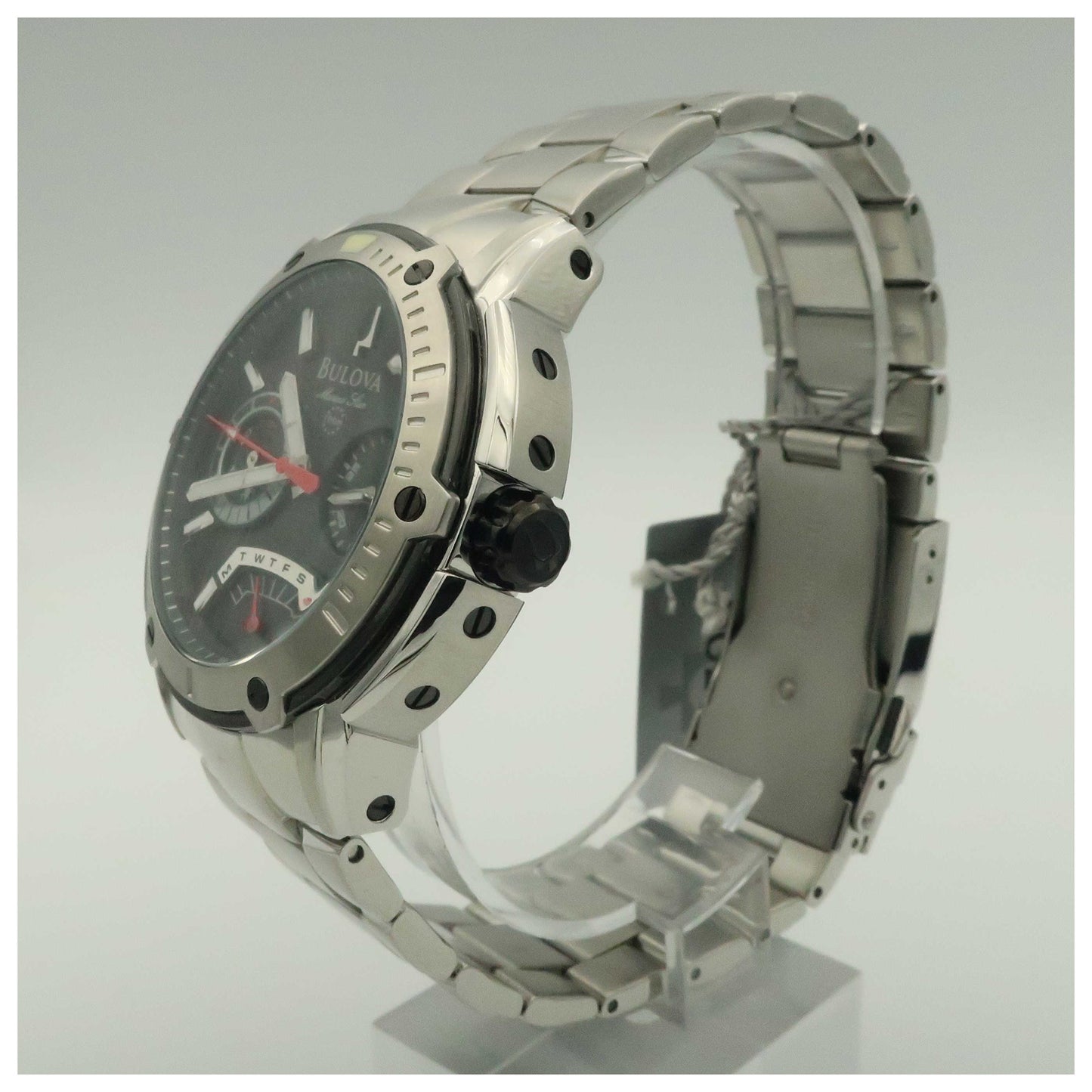 Bulova Marine Star Men's Quartz Watch 98C105-PO - Image #4