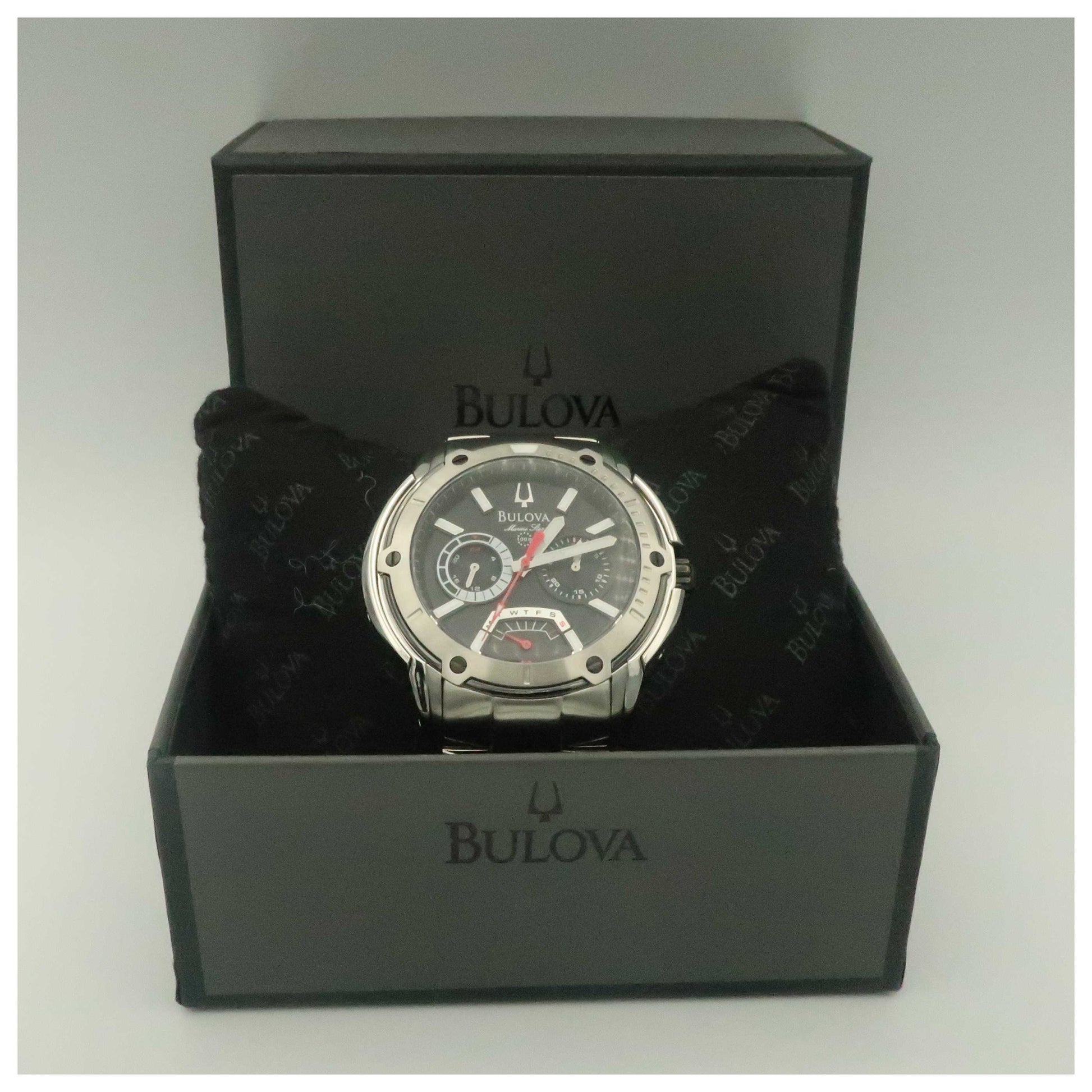 Bulova Marine Star Men's Quartz Watch 98C105-SD - Image #6