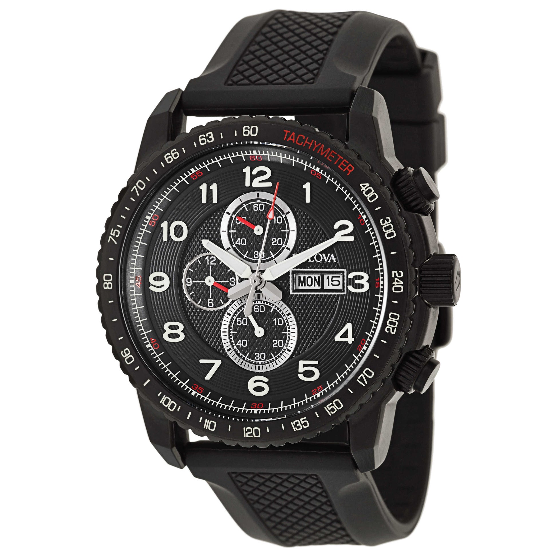 Front view of Bulova Marine Star Men's Japanese Quartz (Battery-Powered) Watch 98C112