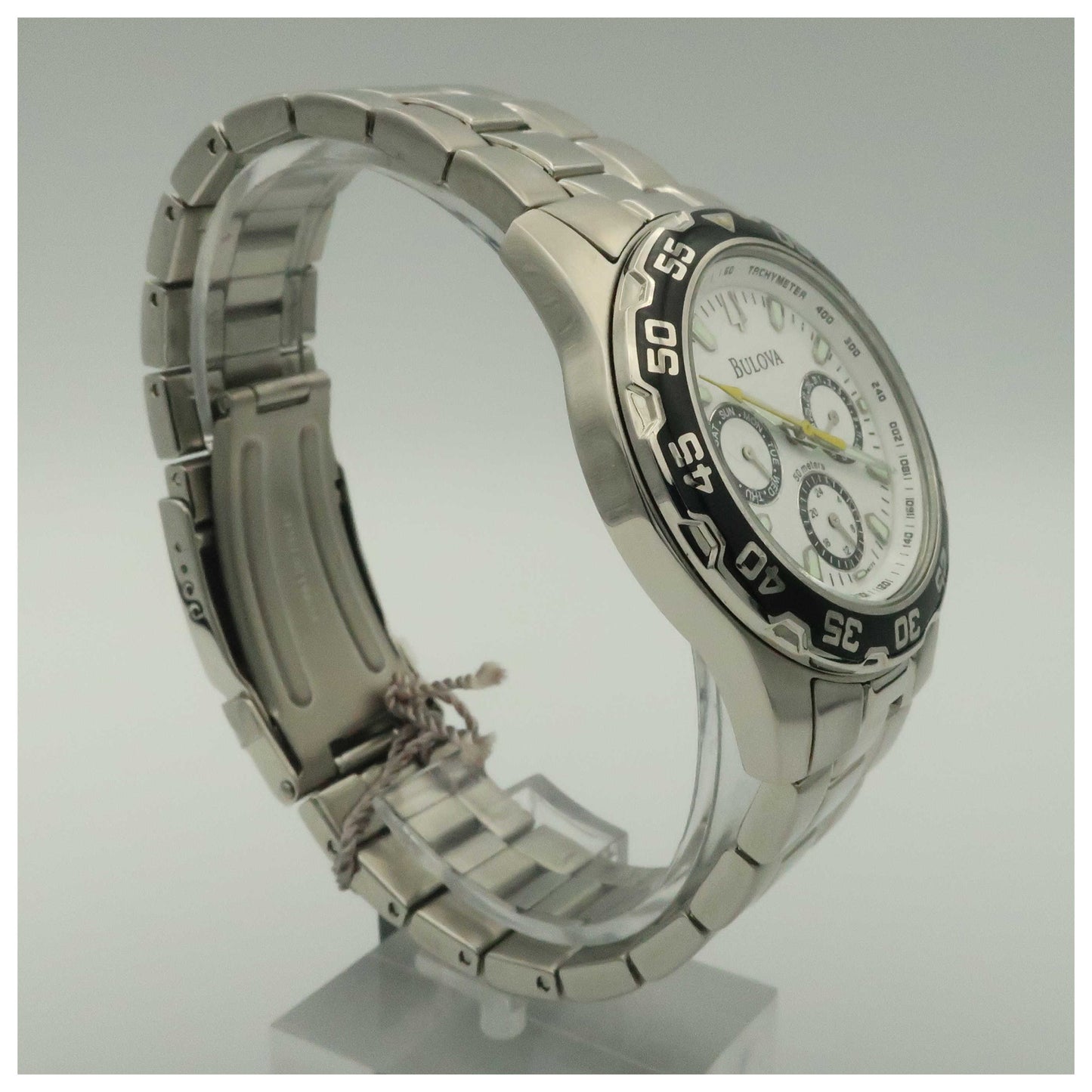 Bulova Day Date Men's Quartz Watch 98C73-PO - Image #3