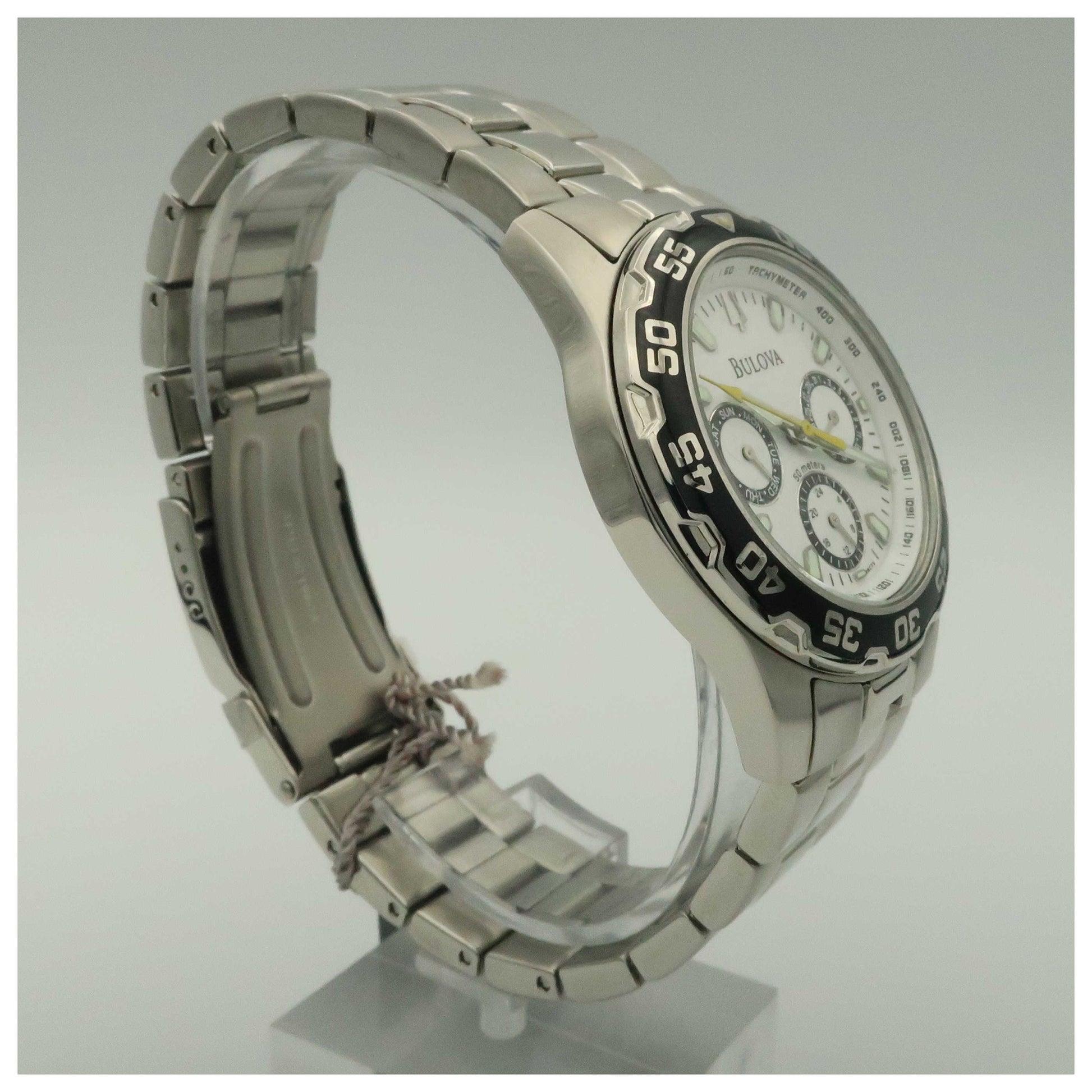 Bulova Day Date Men's Quartz Watch 98C73-PO - Image #3