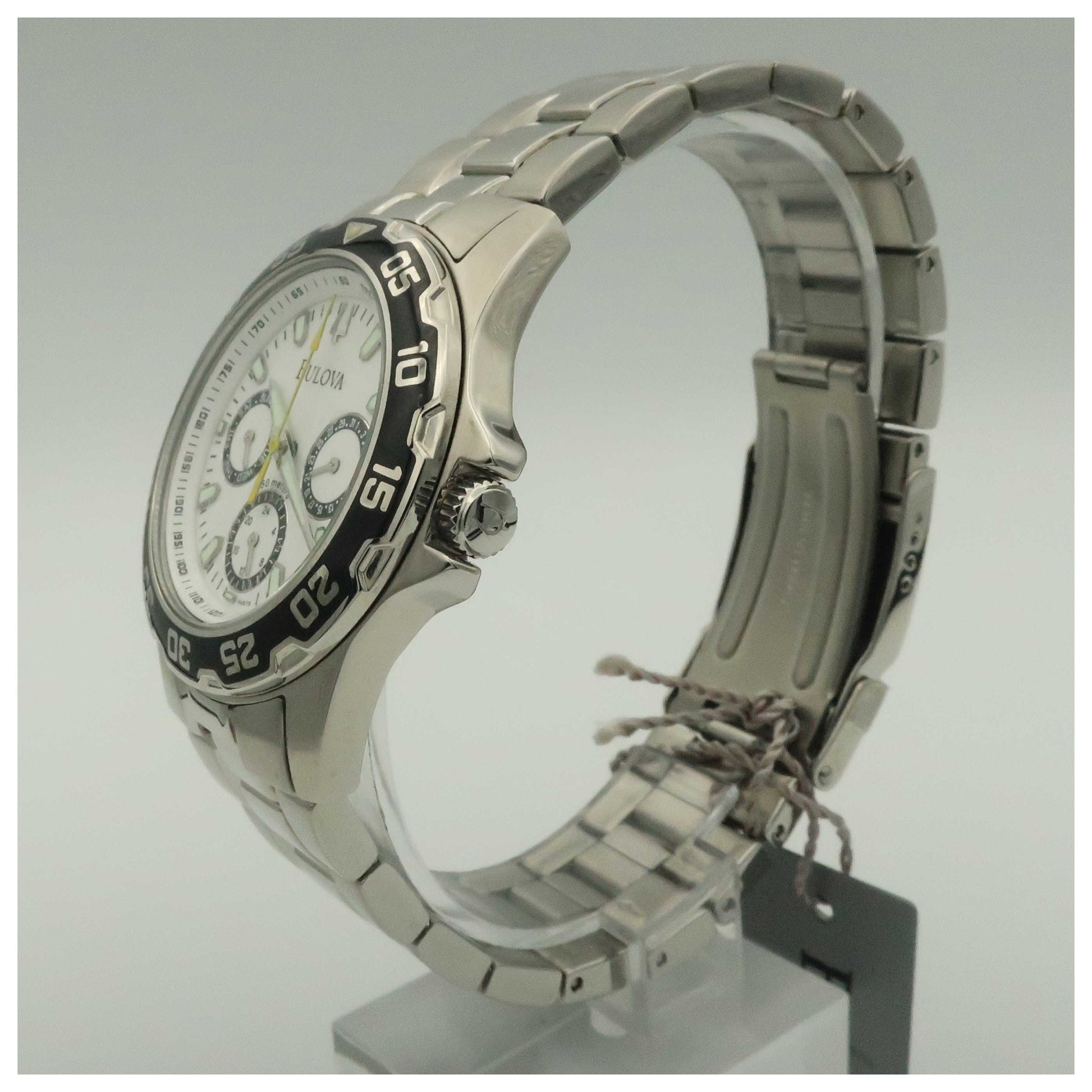 Bulova Day Date Men's Quartz Watch 98C73-PO - Image #4