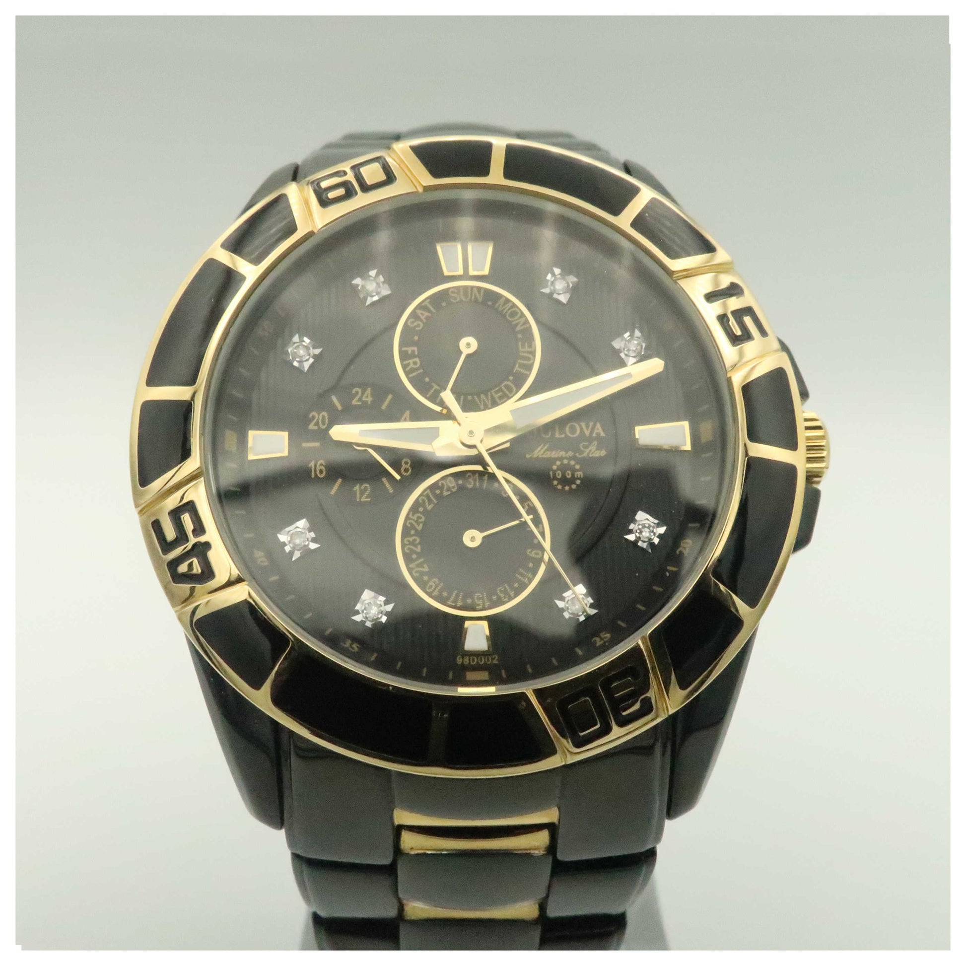 Bulova Marine Star Men's Quartz Watch 98D002-PO - Image #5