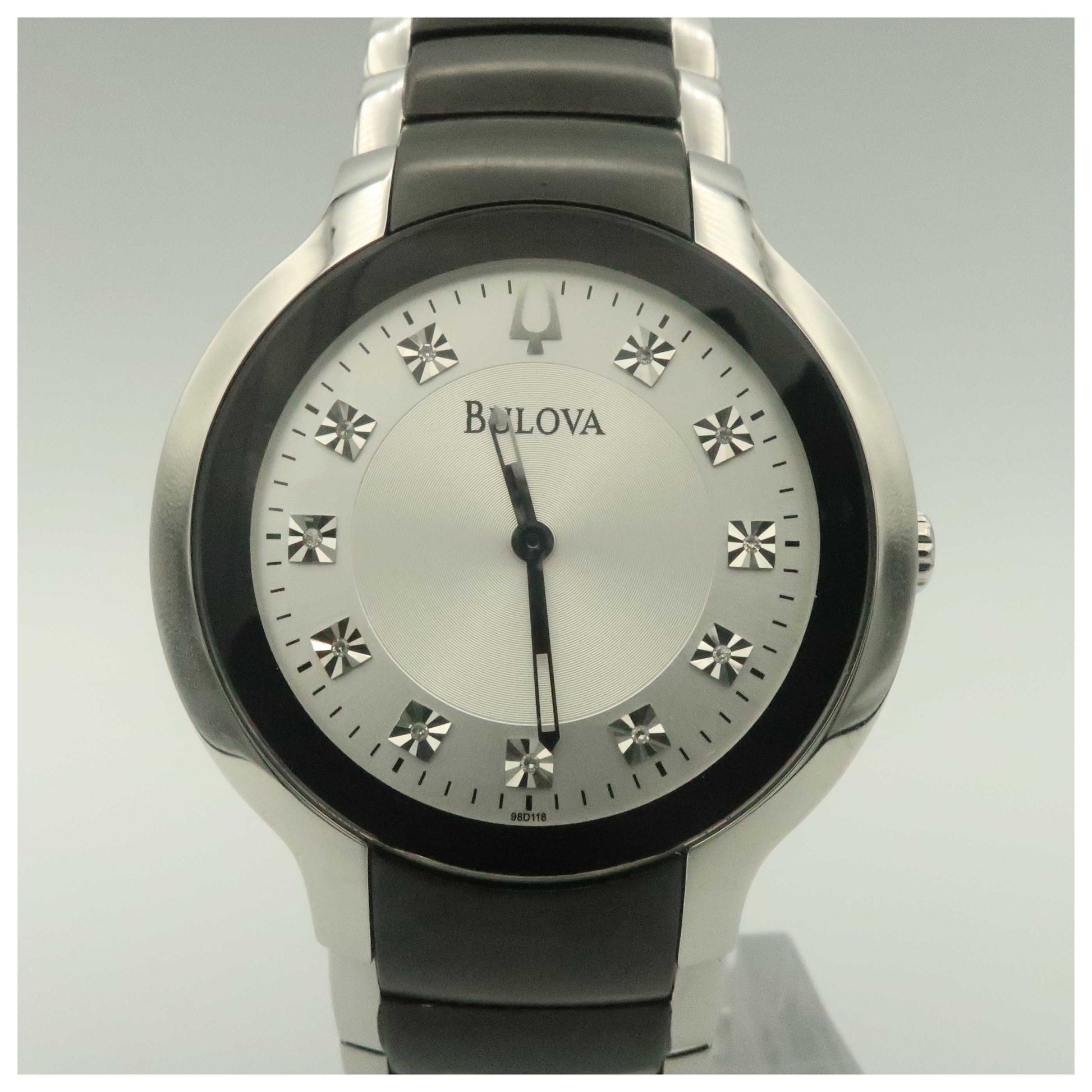 Bulova Diamonds Men's Quartz Watch 98D118-PO - Image #5