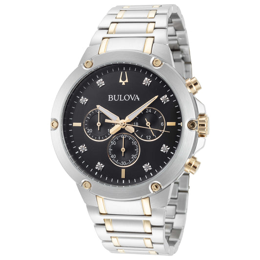 Front view of Bulova Classic Men's Quartz Watch 98D159