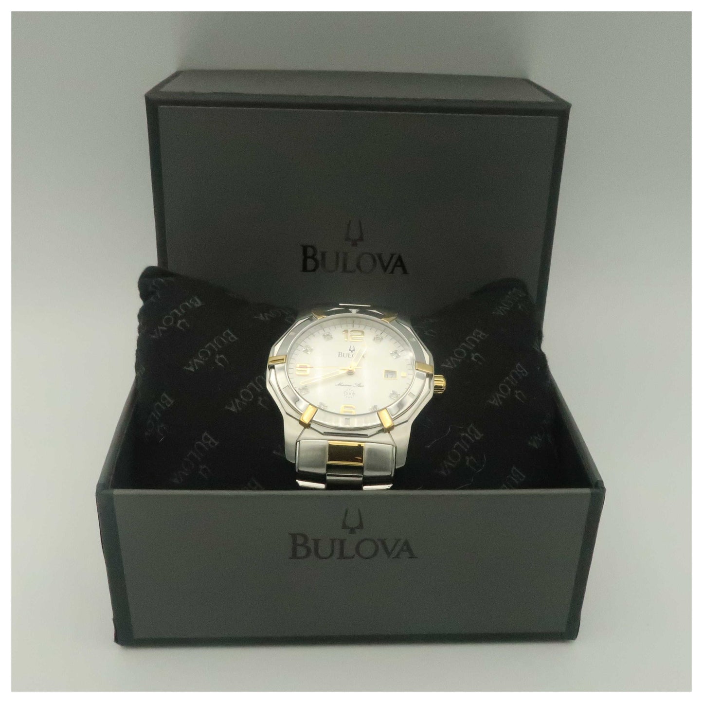 Bulova Marine Star Men's Quartz Watch 98D18-PO - Image #6