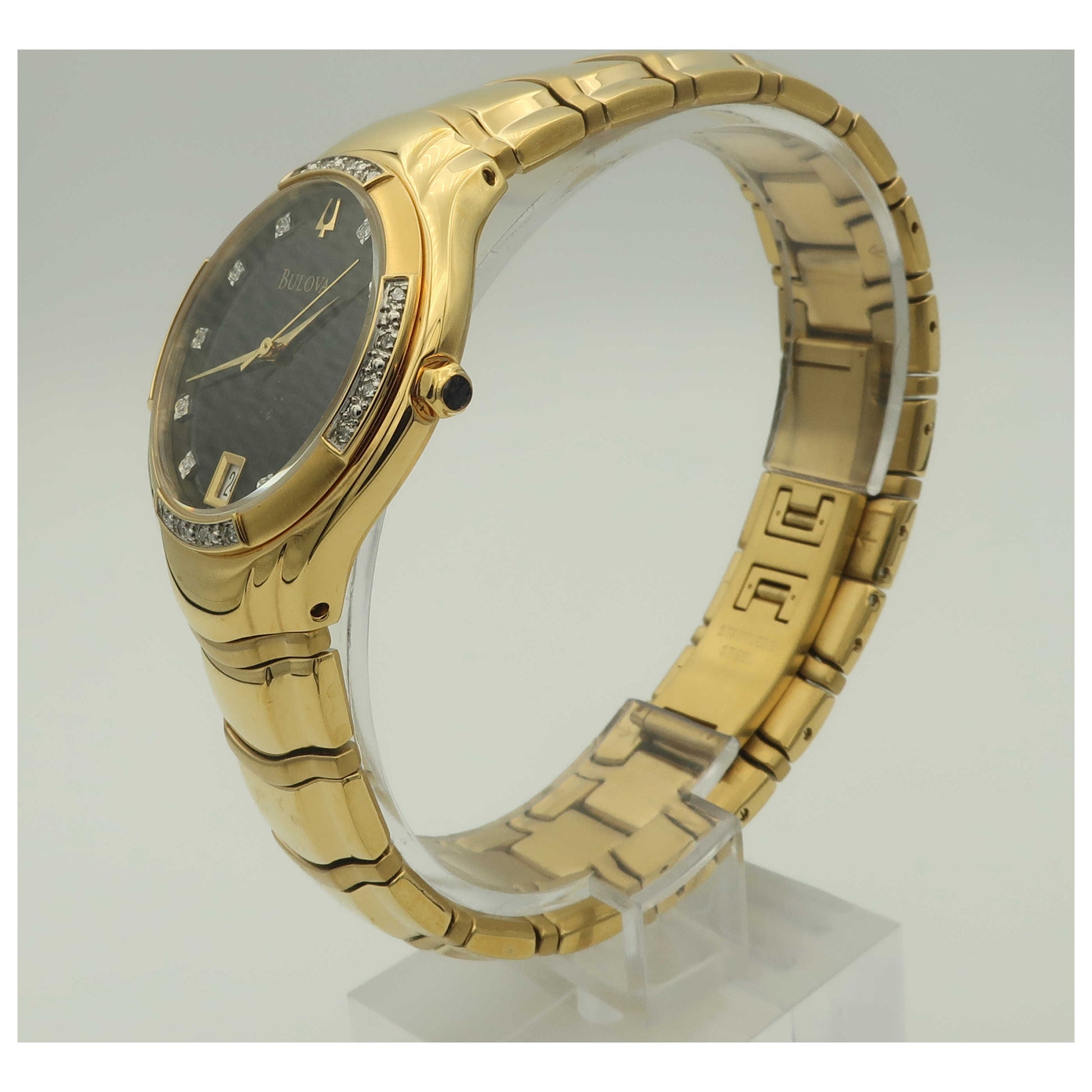 Bulova Diamonds Men's Quartz Watch 98E09-PO - Image #4