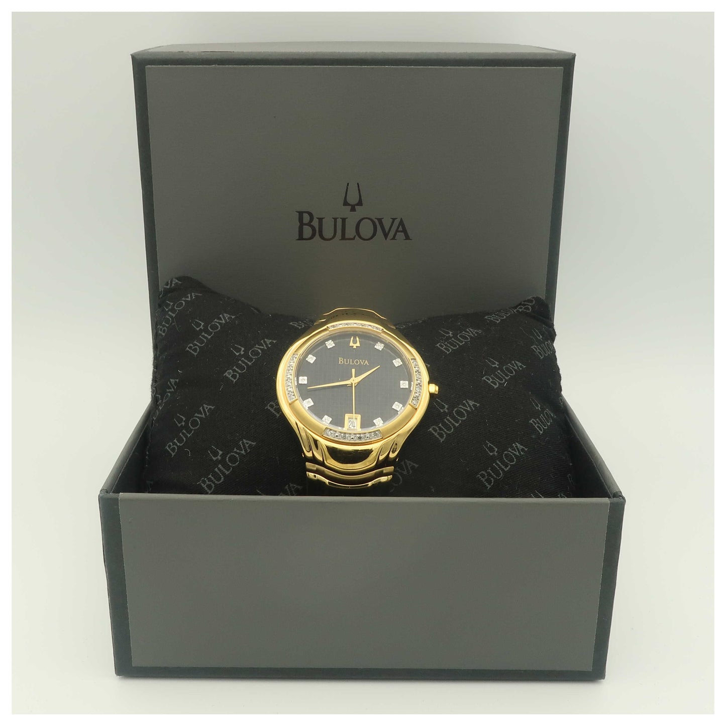 Bulova Diamonds Men's Quartz Watch 98E09-PO - Image #6