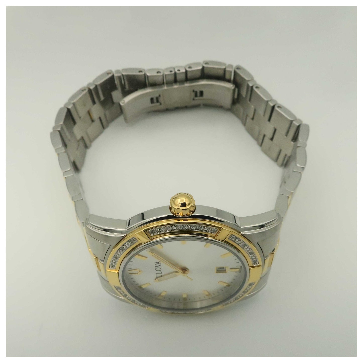 Bulova Diamonds Men's Quartz Watch 98E104-PO - Image #8