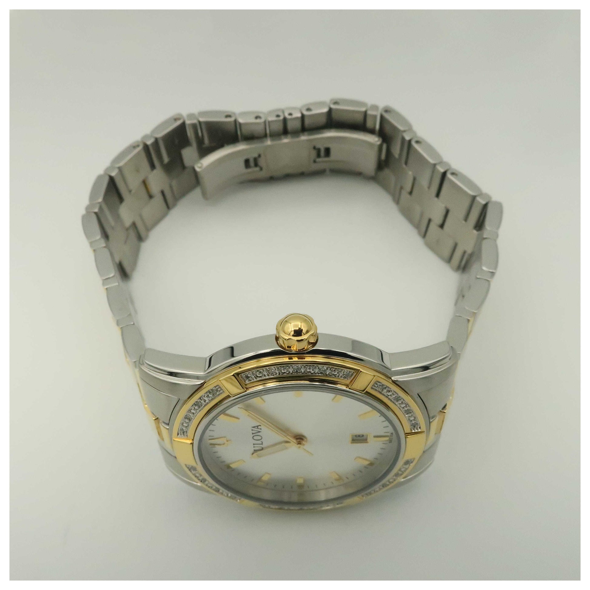 Bulova Diamonds Men's Quartz Watch 98E104-PO - Image #8