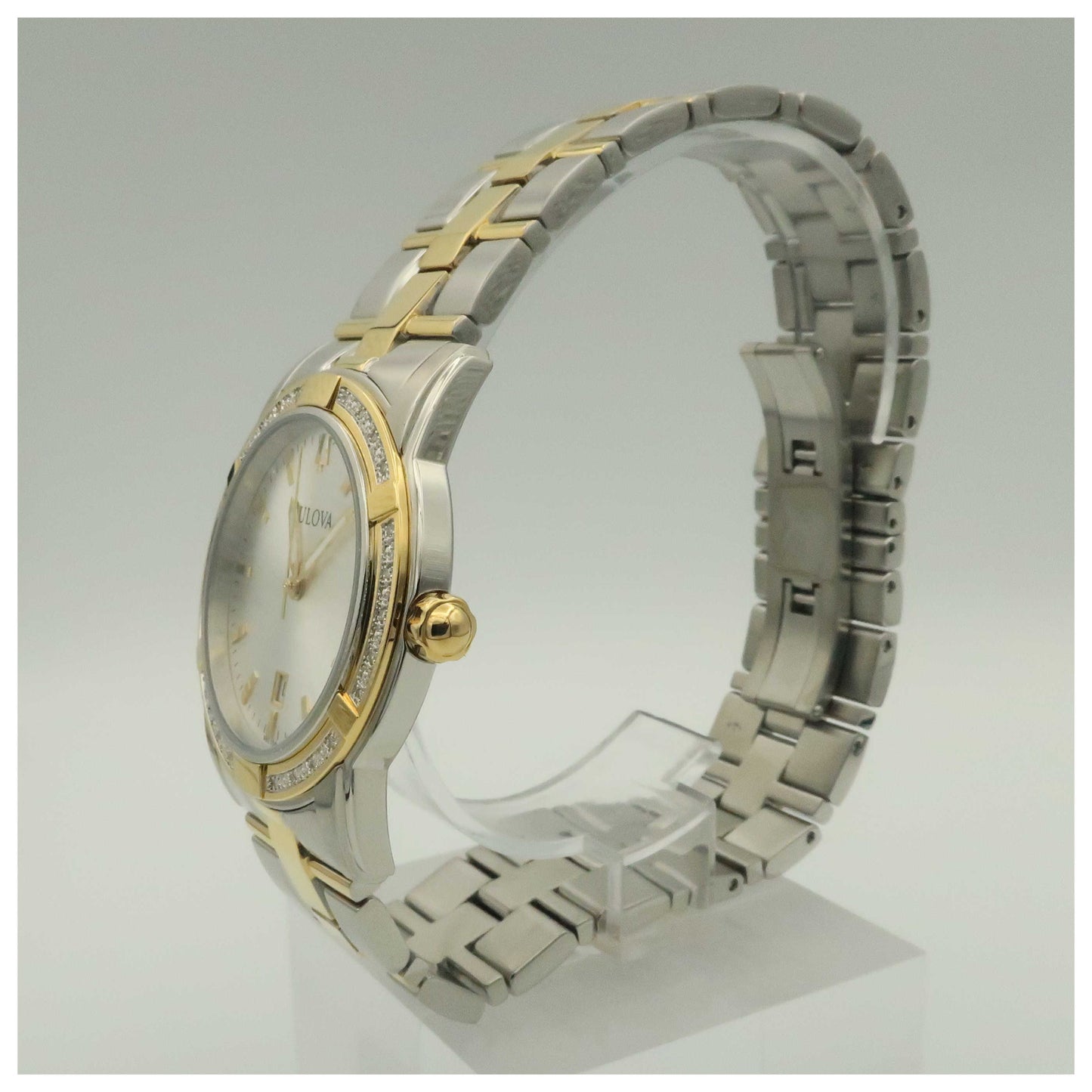 Bulova Diamonds Men's Quartz Watch 98E104-PO - Image #4