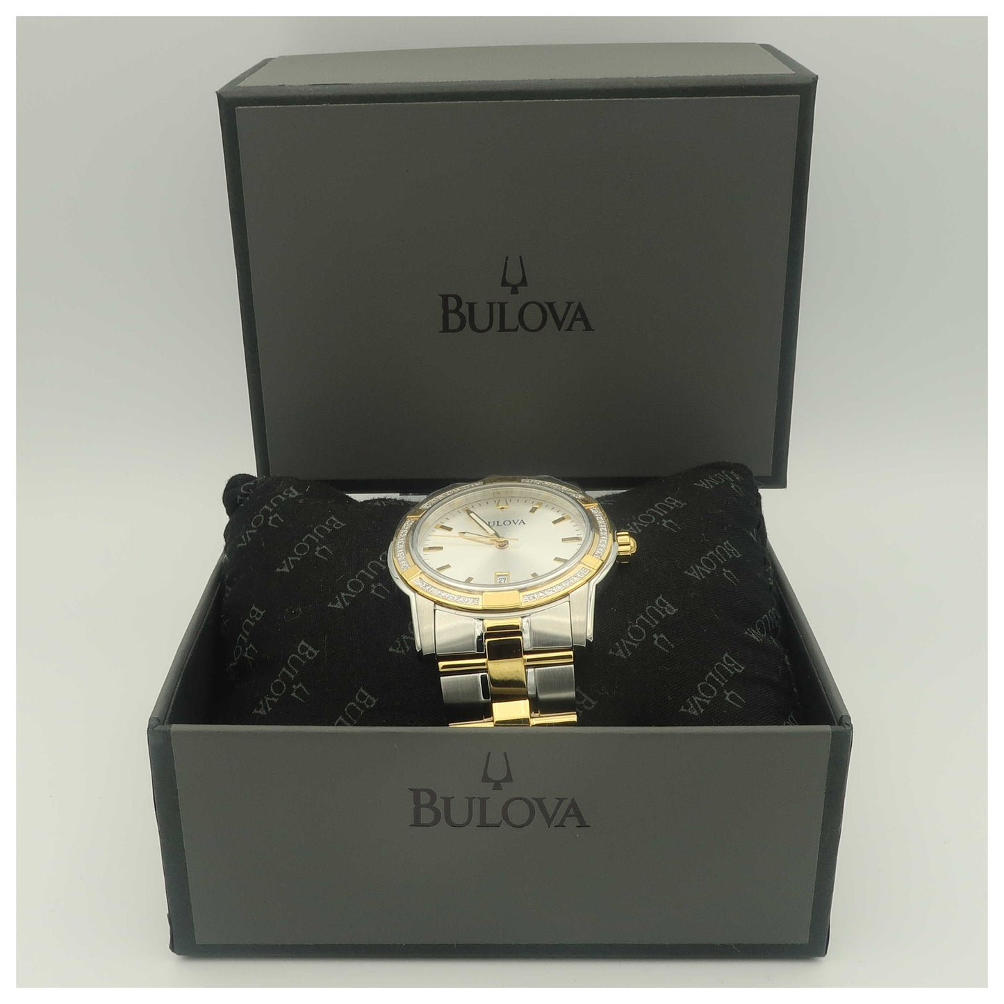 Bulova Diamonds Men's Quartz Watch 98E104-PO - Image #6