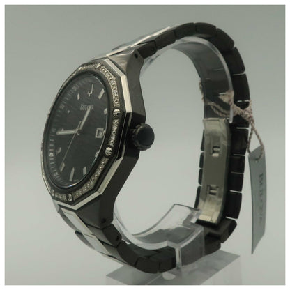 Bulova Diamonds Men's Quartz Watch 98E110-PO - Image #4