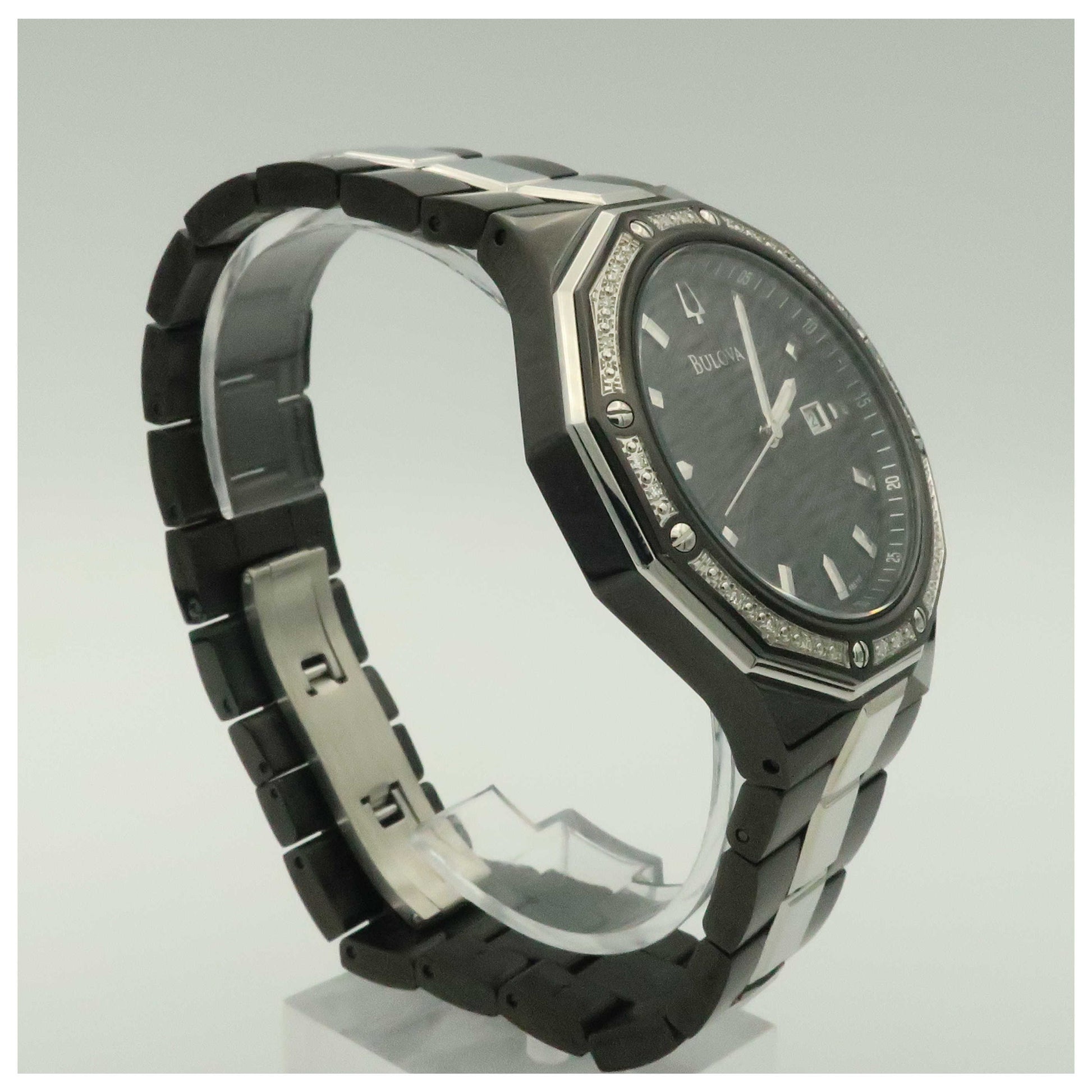 Bulova Diamonds Men's Quartz Watch 98E110-SD - Image #3