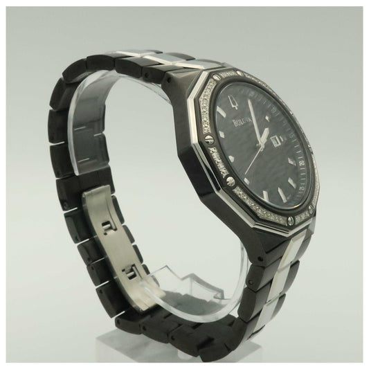 Bulova Diamonds Men's Quartz Watch 98E110-SD - Image #3
