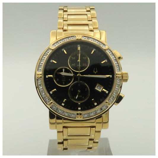 Front view of Bulova Dress Men's Quartz Watch 98E12-PO