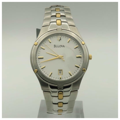 Front view of Bulova Dress Men's Quartz Watch 98H13-PO