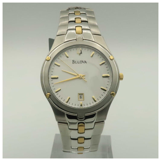 Front view of Bulova Dress Men's Quartz Watch 98H13-PO