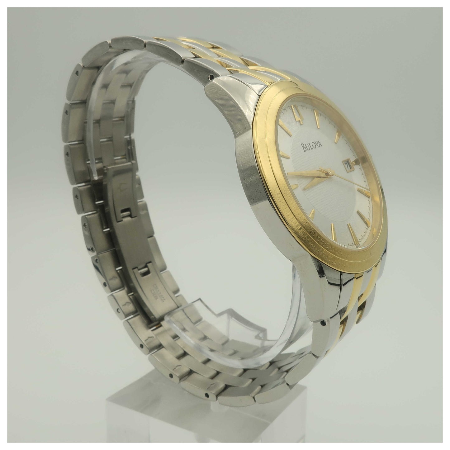 Bulova Bracelet Men's Swiss Quartz (Battery-Powered) Watch 98H47-PO - Image #3