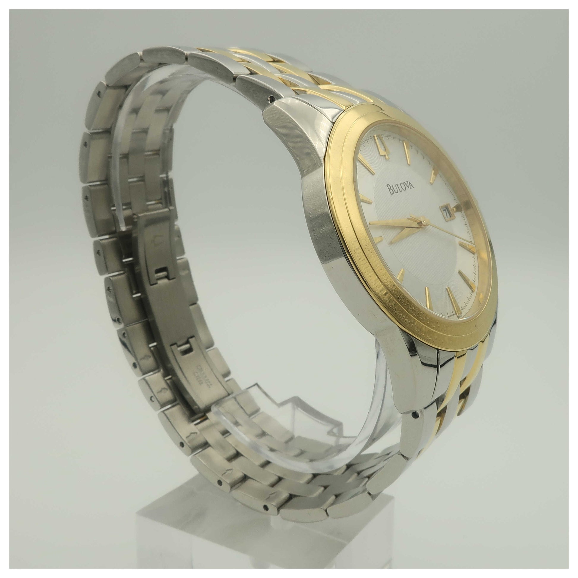 Bulova Bracelet Men's Swiss Quartz (Battery-Powered) Watch 98H47-PO - Image #3