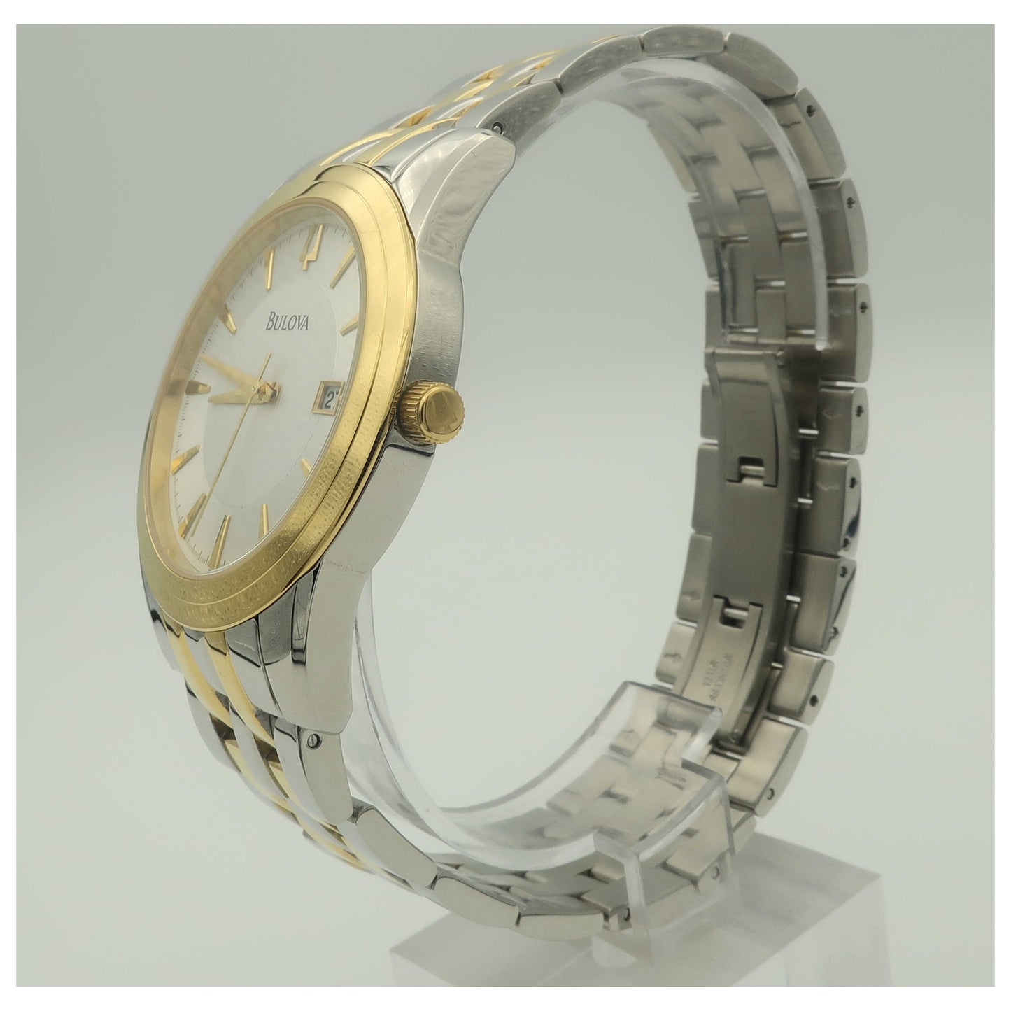 Bulova Bracelet Men's Swiss Quartz (Battery-Powered) Watch 98H47-PO - Image #4