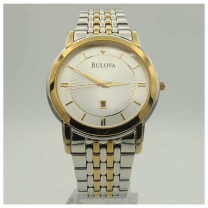 Front view of Bulova Dress Men's Quartz Watch 98H48-PO