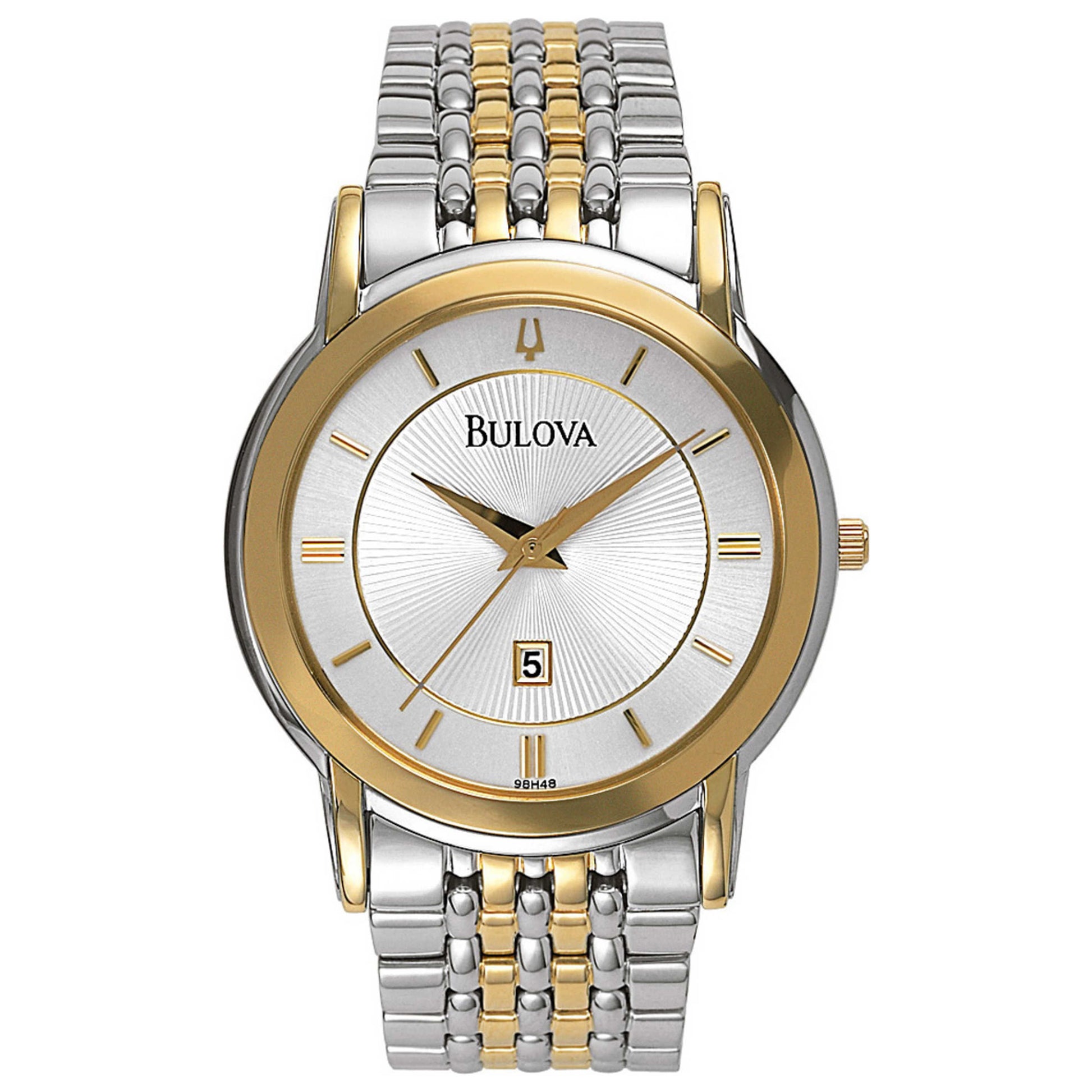 Front view of Bulova Dress Men's Quartz Watch 98H48