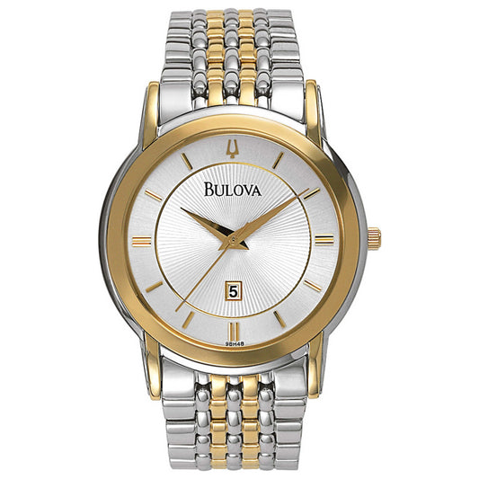 Front view of Bulova Dress Men's Quartz Watch 98H48