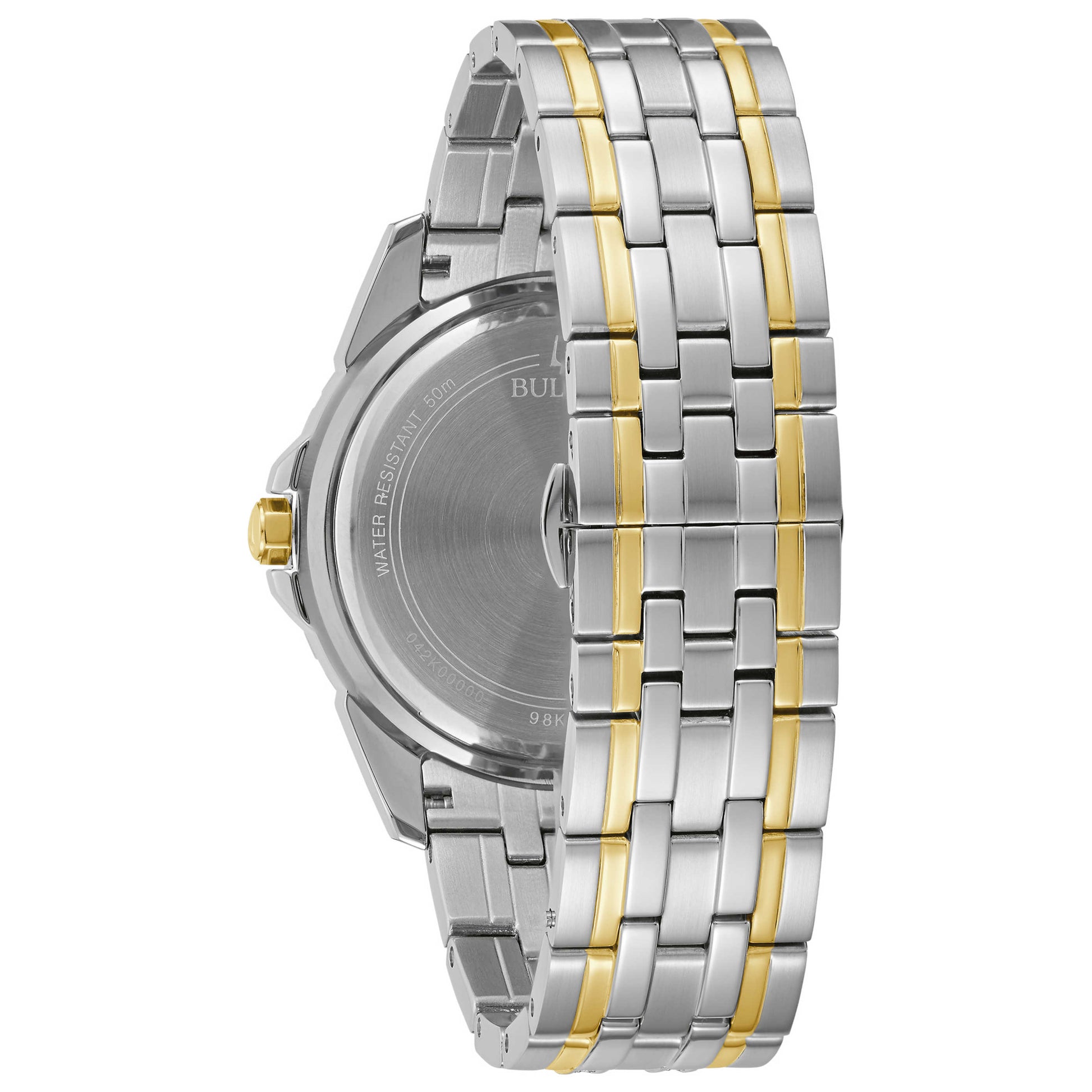 Back view of Bulova Gift Set Men's Quartz Watch 98K108