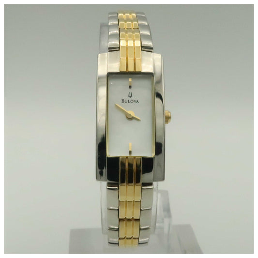 Front view of Bulova Bracelet Women's Quartz Watch 98L001-PO