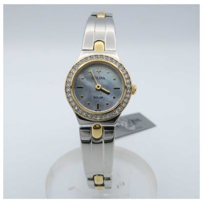 Front view of Bulova Solar Women's Solar Powered Quartz Watch 98L100-SDV