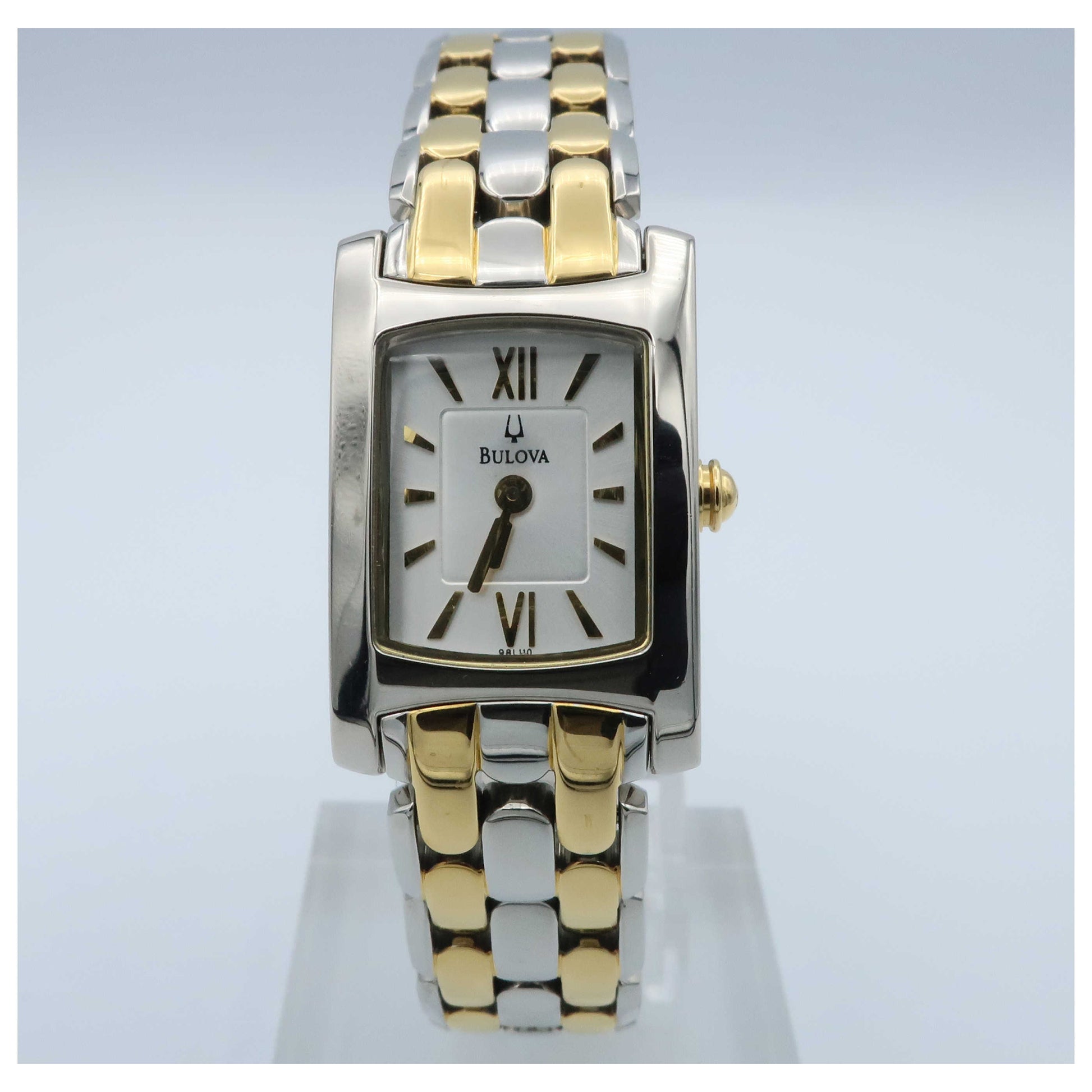 Front view of Bulova Bracelet Women's Quartz Watch 98L110-PO