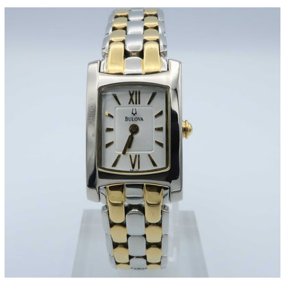 Front view of Bulova Bracelet Women's Quartz Watch 98L110-PO