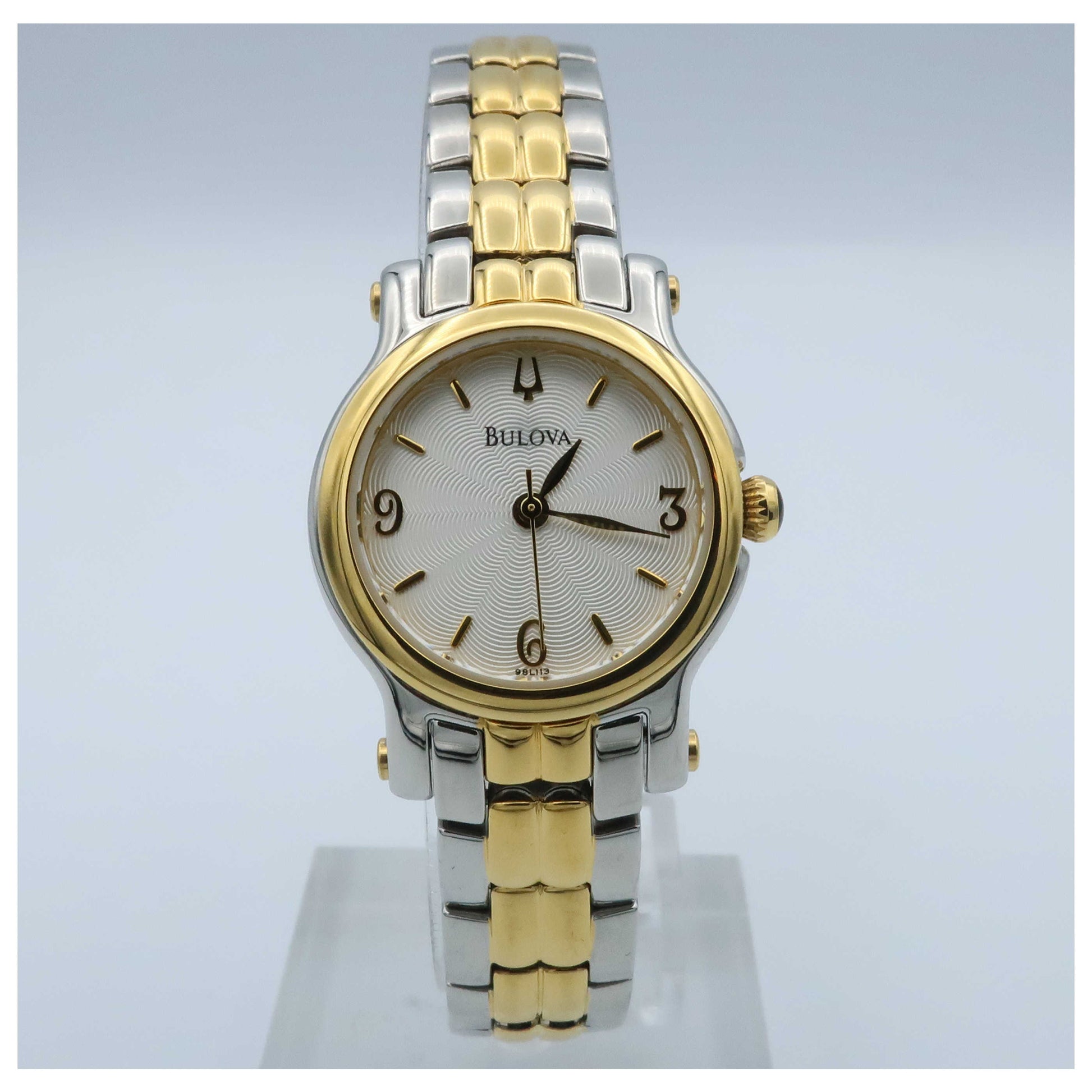 Front view of Bulova Bracelet Women's Quartz Watch 98L113-SDV