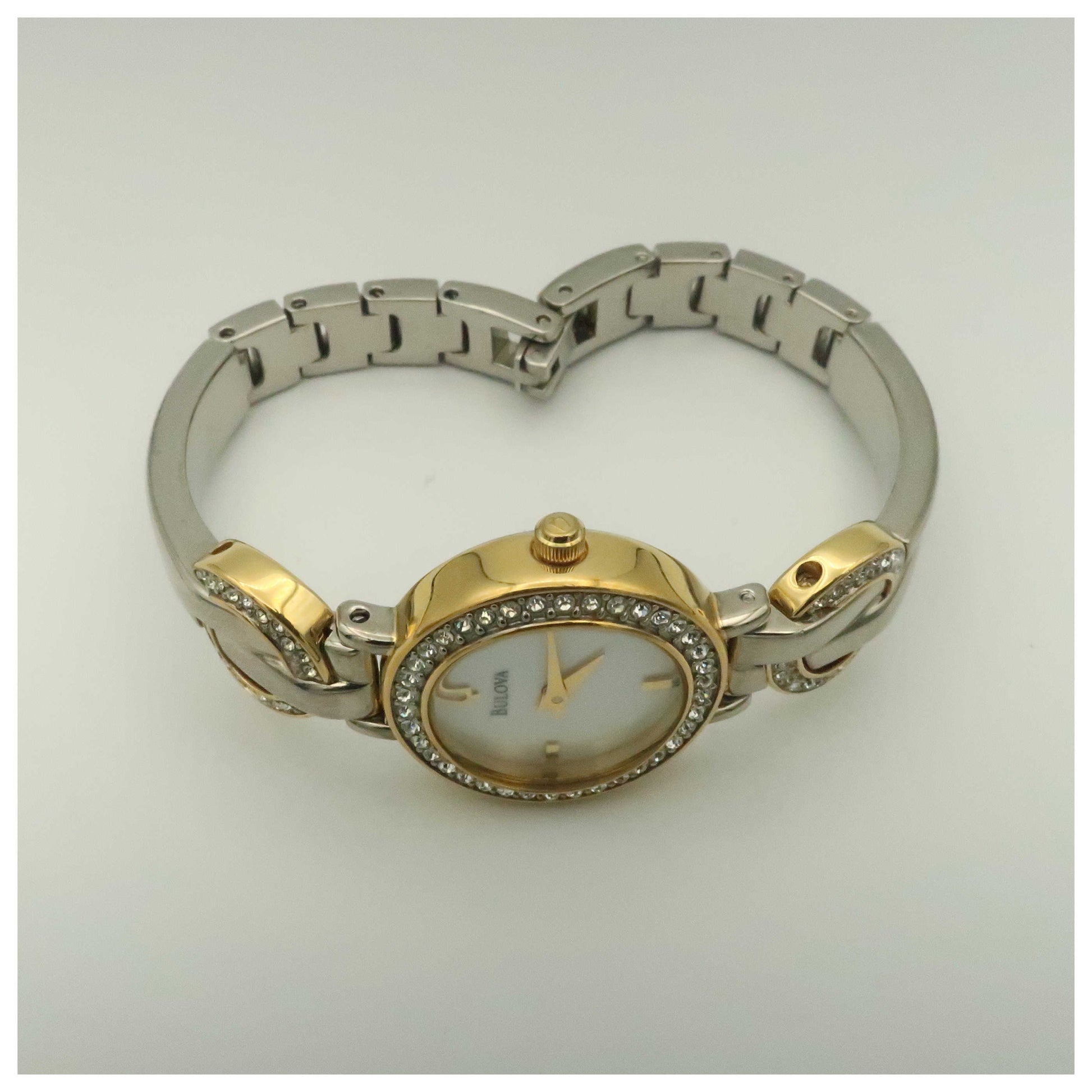 Bulova Crystal Women's Quartz Watch 98L114-PO - Image #8