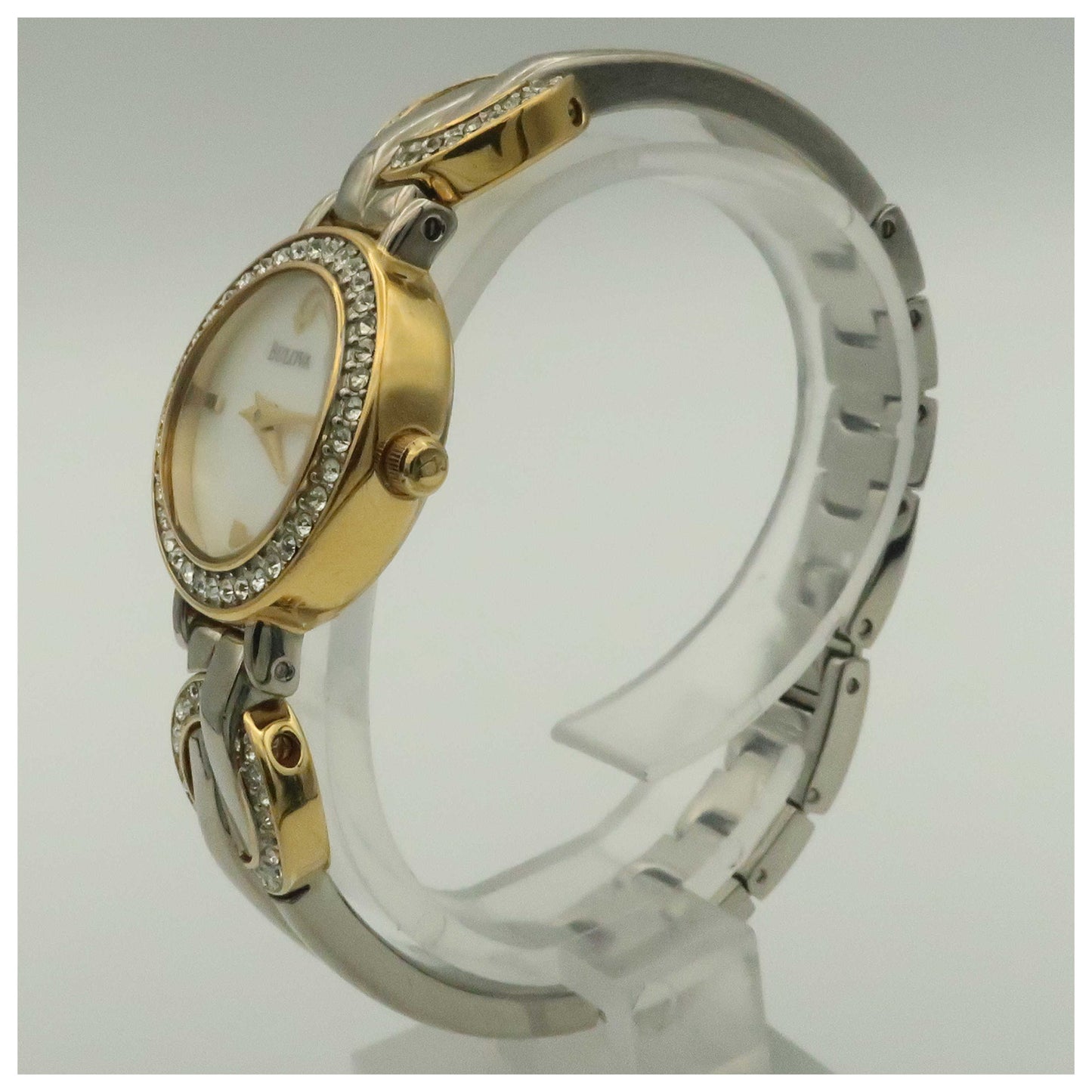 Bulova Crystal Women's Quartz Watch 98L114-PO - Image #4