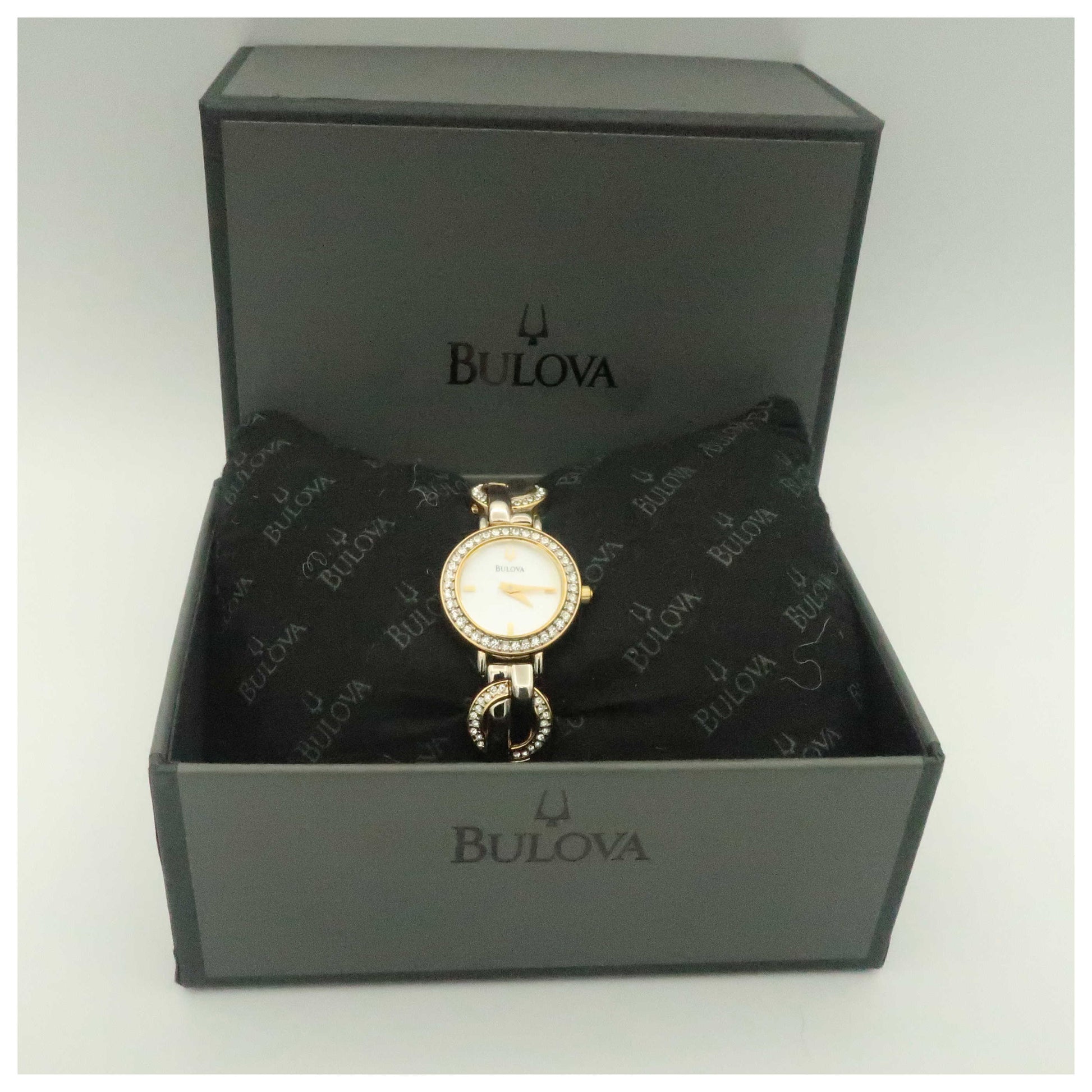 Bulova Crystal Women's Quartz Watch 98L114-PO - Image #6