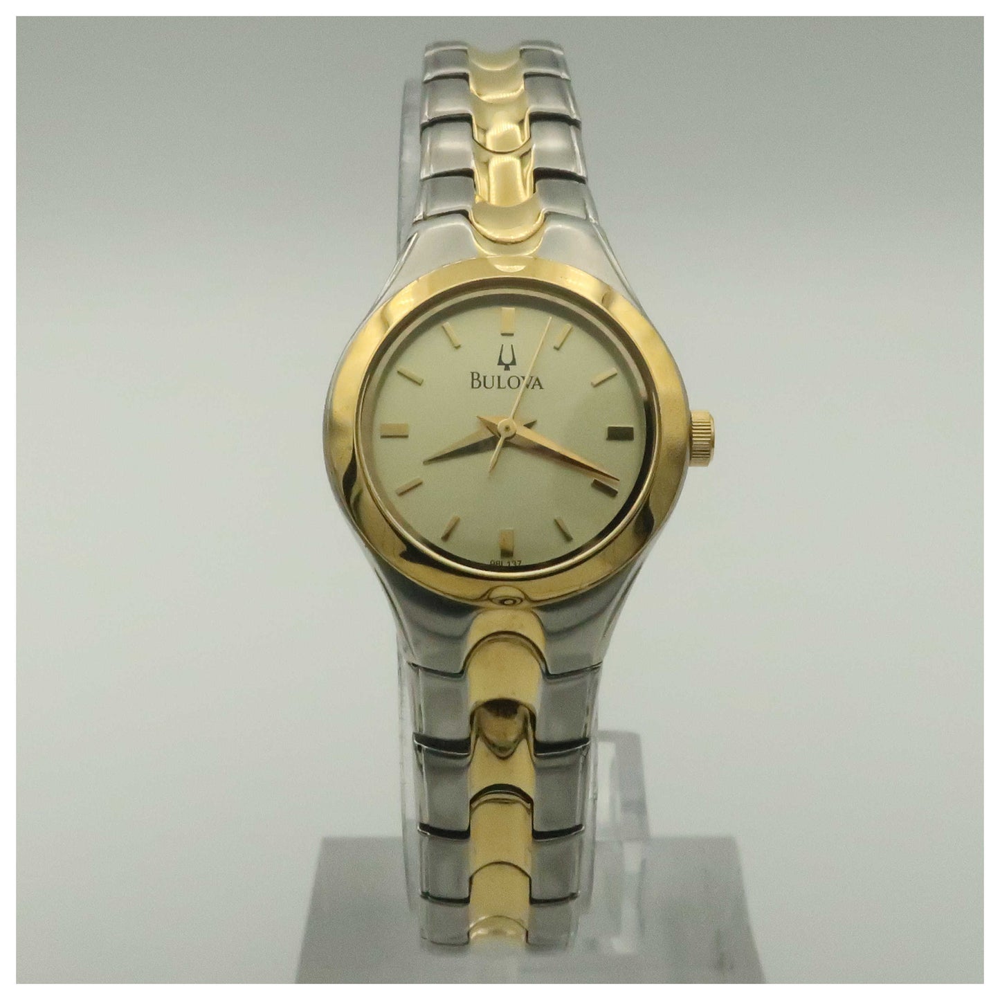 Front view of Bulova Dress Women's Quartz Watch 98L137-PO