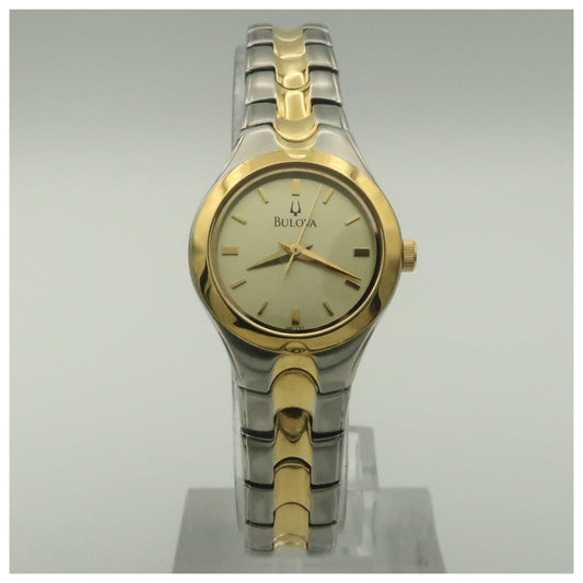 Front view of Bulova Dress Women's Quartz Watch 98L137-PO
