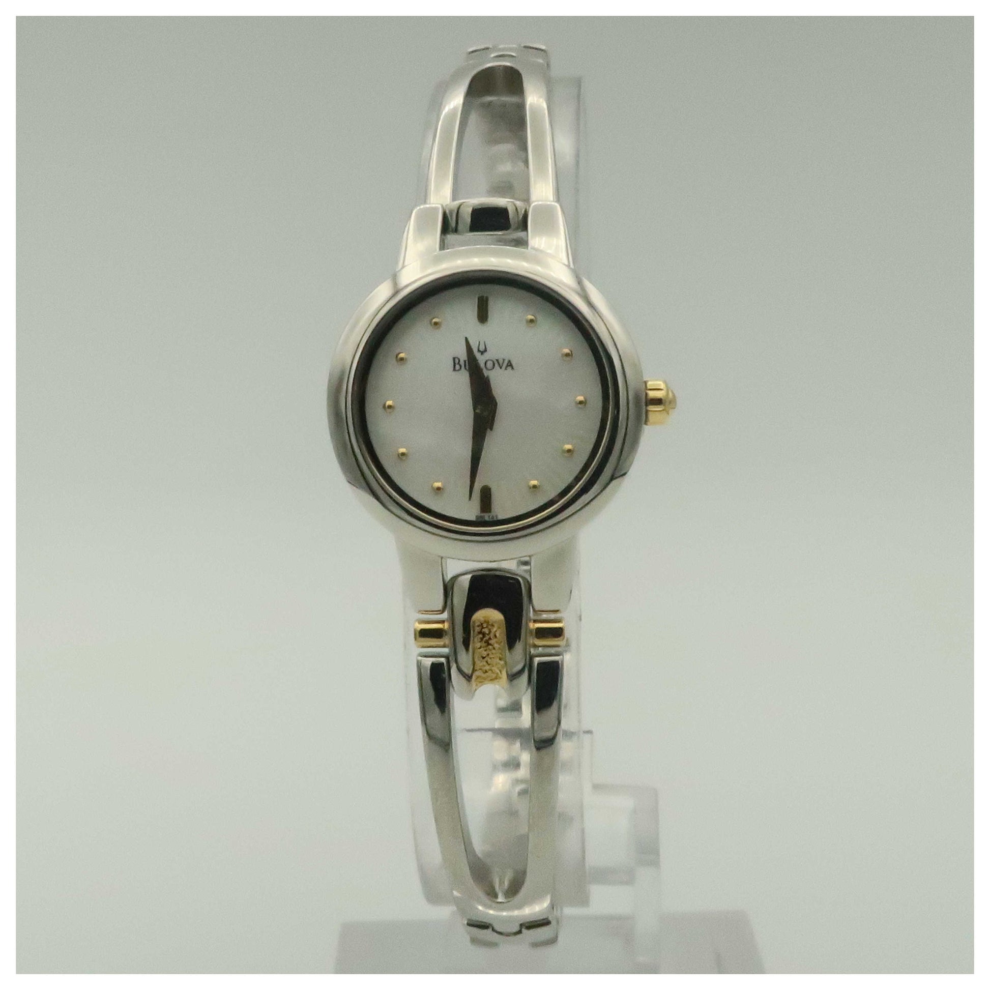 Front view of Bulova Dress Women's Quartz Watch 98L141-PO