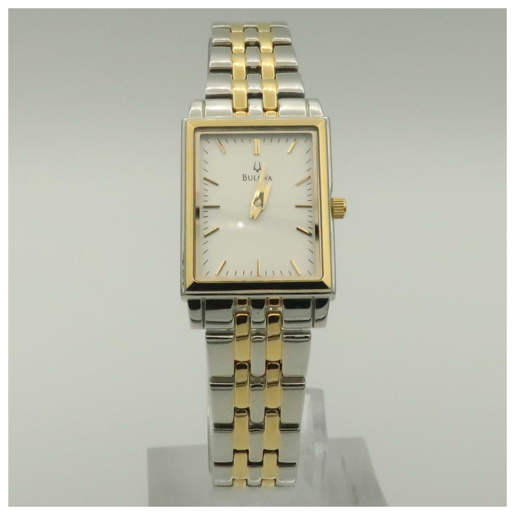 Front view of Bulova Dress Women's Quartz Watch 98L146-PO