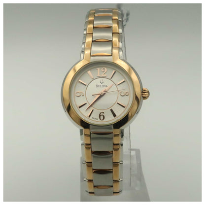 Front view of Bulova Fairlawn Women's Quartz Watch 98L153-PO2