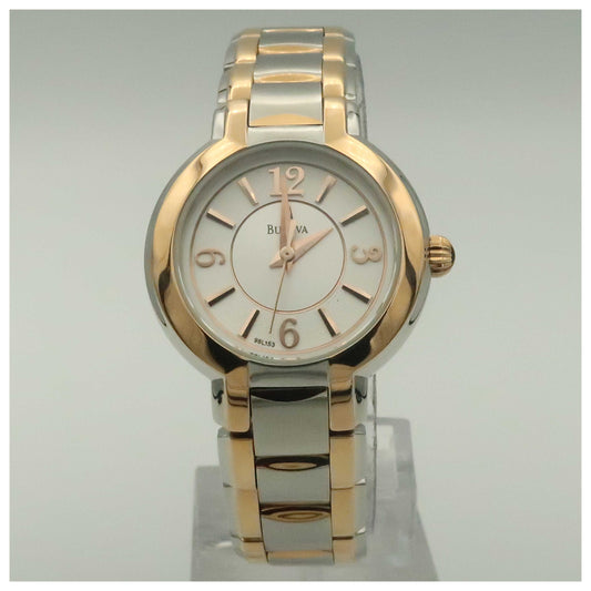 Front view of Bulova Fairlawn Women's Quartz Watch 98L153-PO3