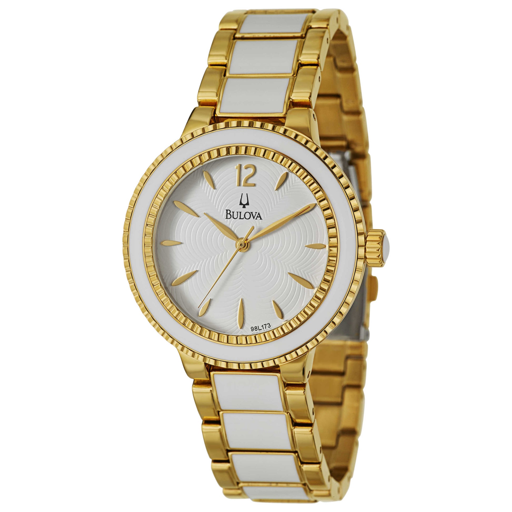 Front view of Bulova Classic Women's Japanese Quartz (Battery-Powered) Watch 98L173