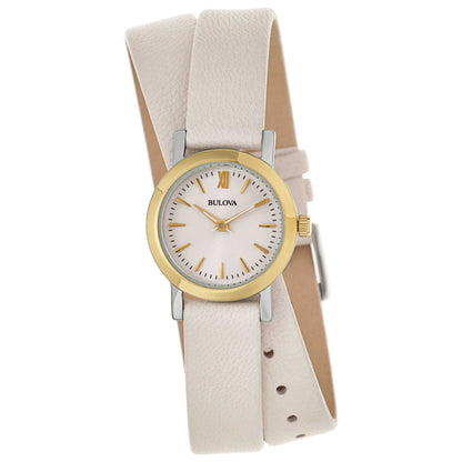 Front view of Bulova Classic Women's Japanese Quartz (Battery-Powered) Watch 98L193