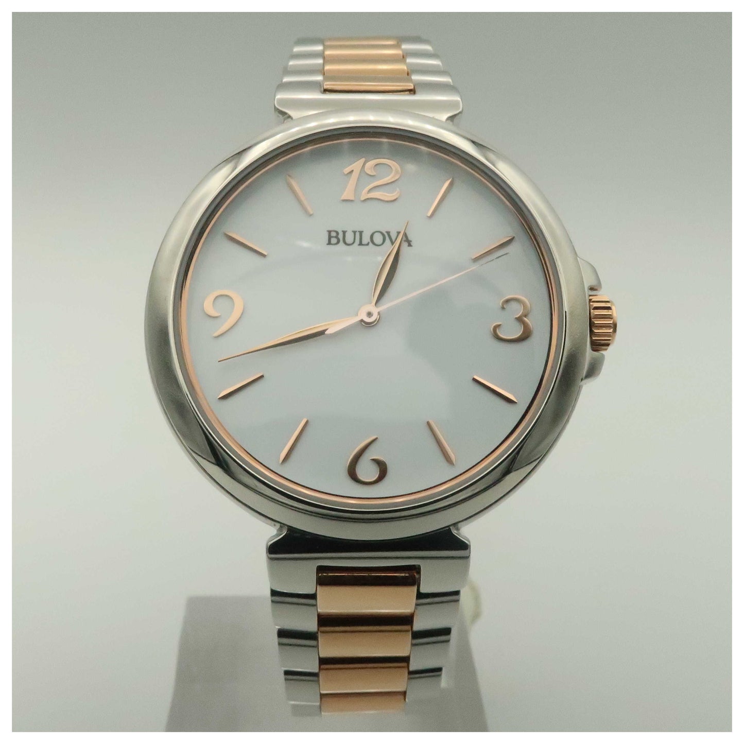 Front view of Bulova Classic Women's Japanese Quartz (Battery-Powered) Watch 98L195-SDV
