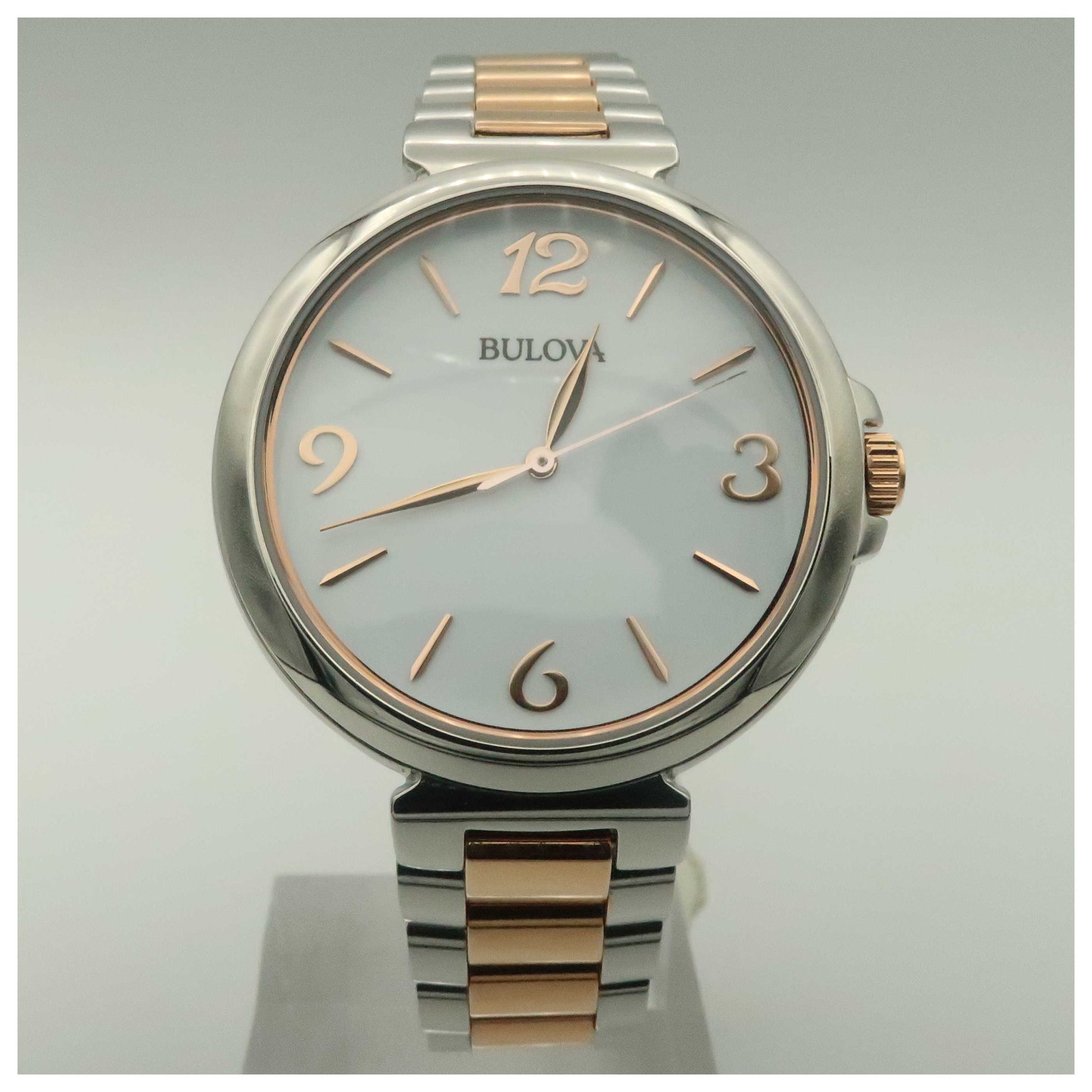 Front view of Bulova Classic Women's Japanese Quartz (Battery-Powered) Watch 98L195-SDV