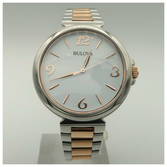 Front view of Bulova Classic Women's Japanese Quartz (Battery-Powered) Watch 98L195-SDV