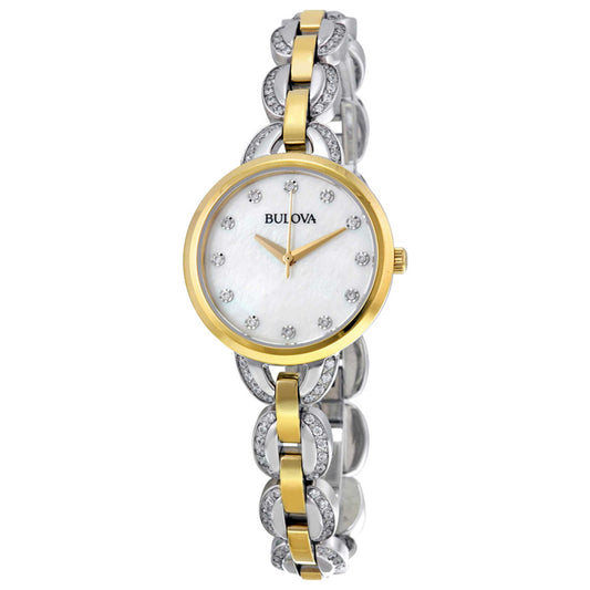 Front view of Bulova Classic Women's Quartz Watch 98L206