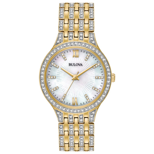 Front view of Bulova Swarovski Women's Quartz Watch 98L234